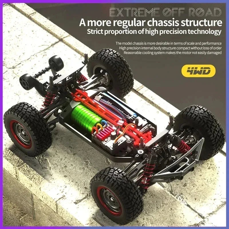 SCY 16106 PRO RC Car 70KM/H 1/16 4WD Off-Road Drift Brushless Electric High Speed Remote Control Vehicle Children Toy Crawler