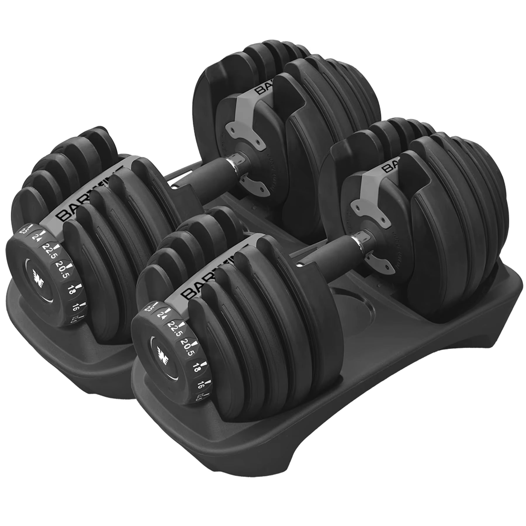 24KG Adjustable Dumbbells, Gym Weight Lifting Training Dumbbells