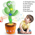 Dancing Cactus 120 Song Speaker Talking Usb Battery Voice Repeat Plush Cactu Dancer Toy Talk Plushie Stuffed Toys for Kids Gift