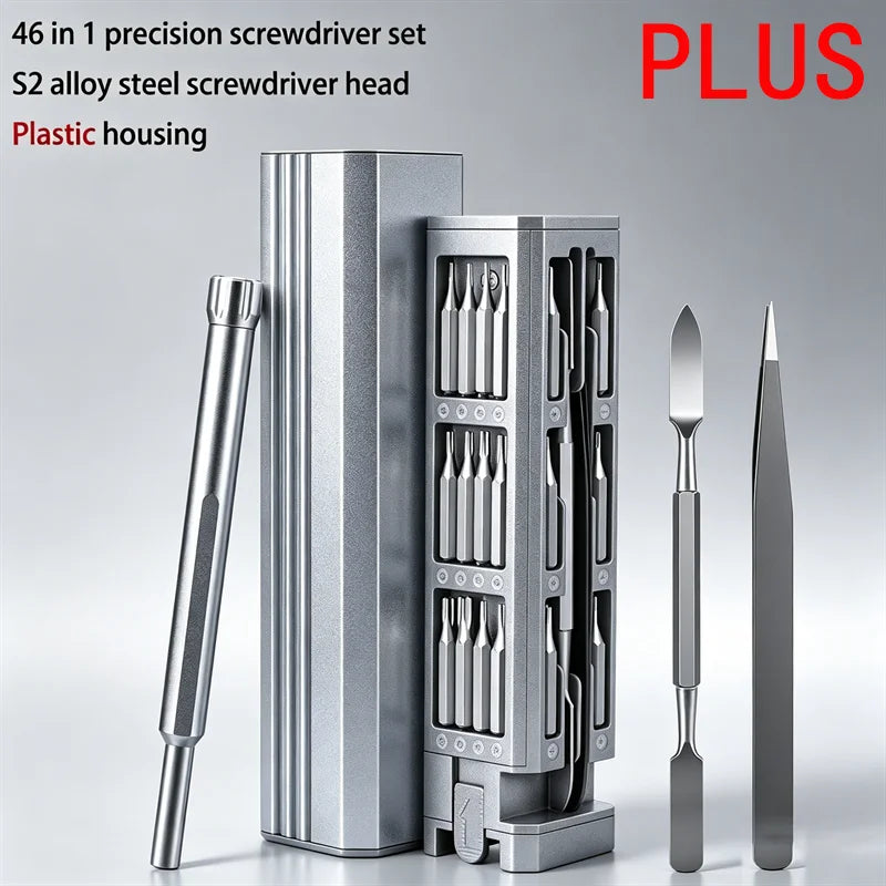 Precision Screwdriver Set 8 32 43 46 in 1 Torx Hex Phillips Magnetic Screwdriver Bit Phone Watch Laptop Mini Repair Tool Set
