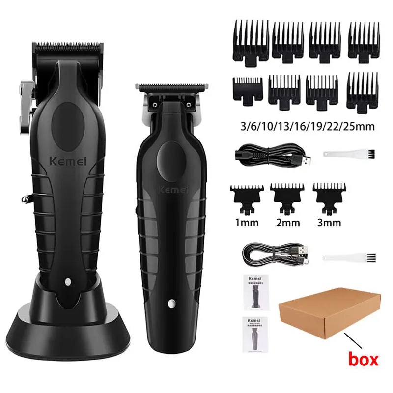 KM-2296 KM-2299 KM-1102 Hair Clipper Kit Men'S Electric Shaver Hair Trimmer Machine Professional Hair Cutting Machine