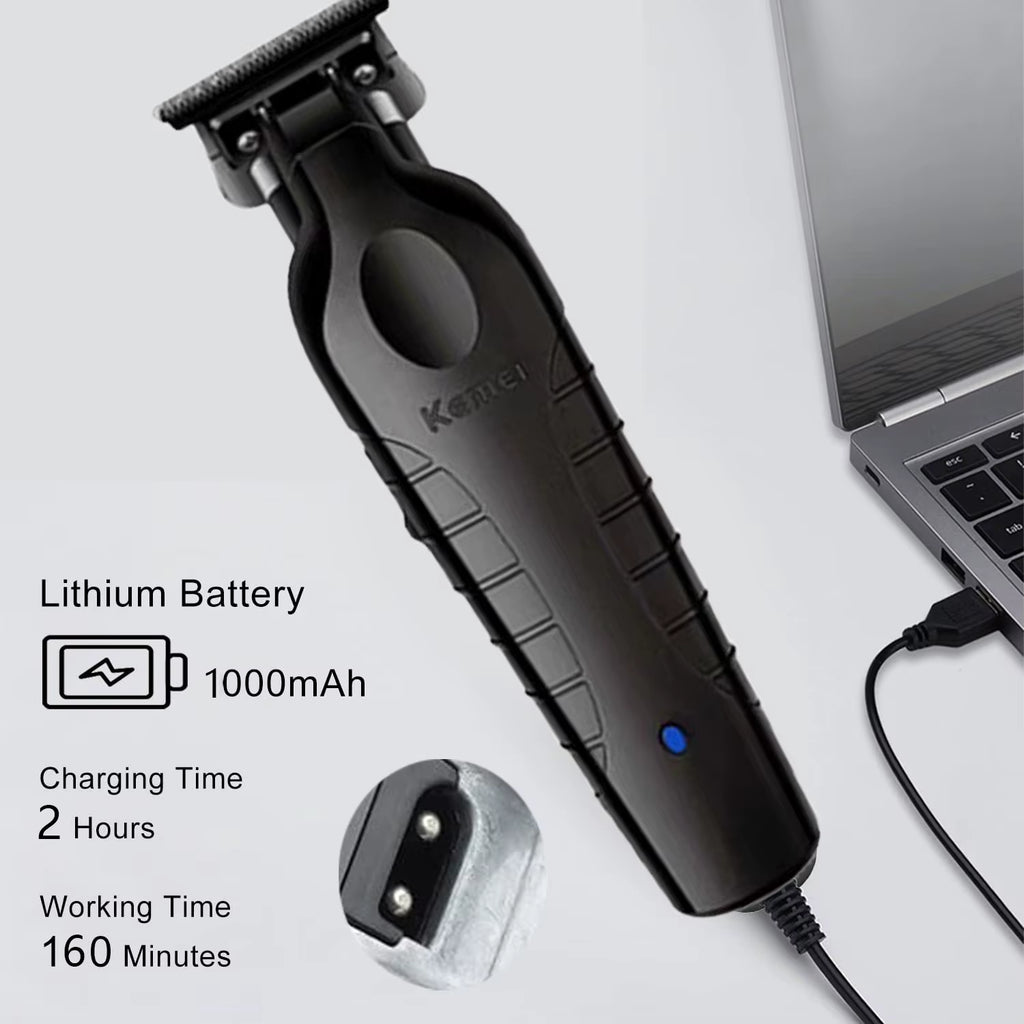 KM-2299 Professional Hair Clipper 1200Mah Electric Hair Clippers USB Rechargeable Hair Trimmers Hair Cutting Machine