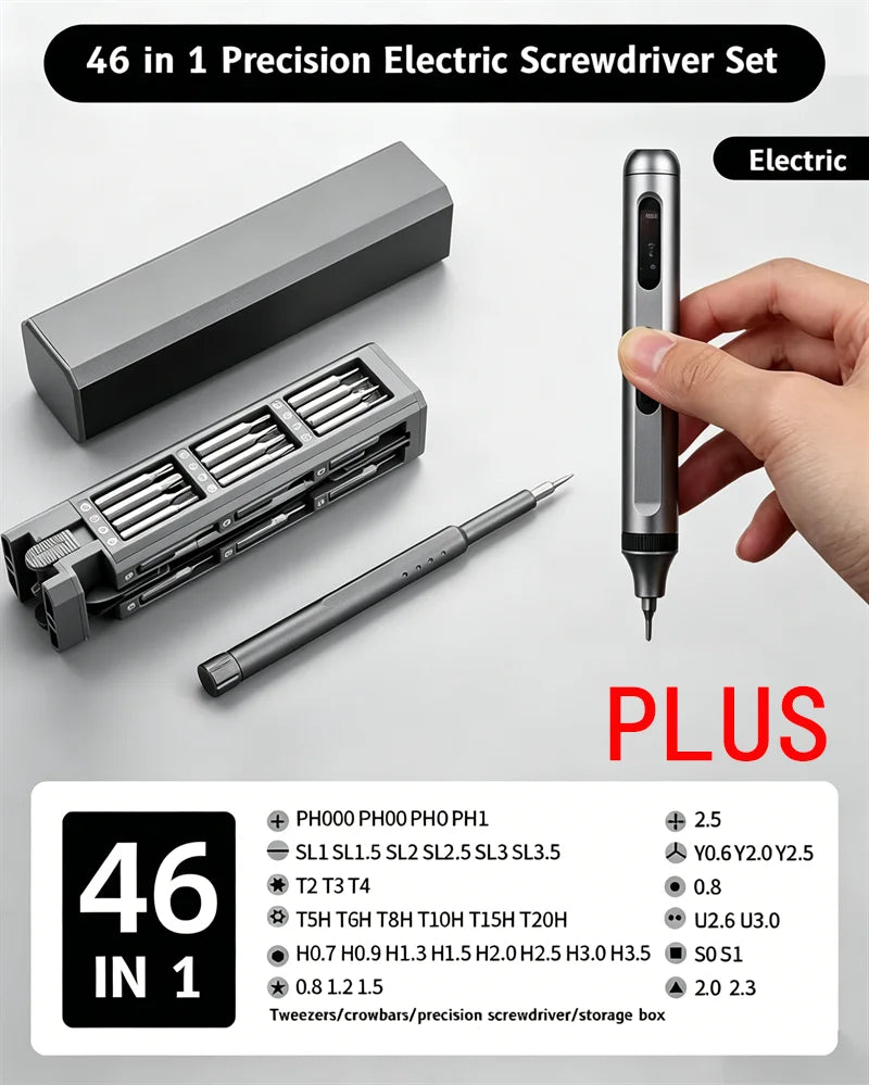 Precision Screwdriver Set 8 32 43 46 in 1 Torx Hex Phillips Magnetic Screwdriver Bit Phone Watch Laptop Mini Repair Tool Set