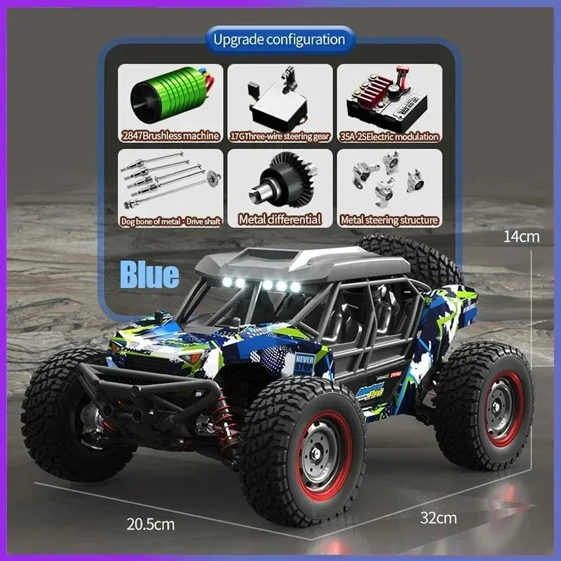 SCY 16106 PRO RC Car 70KM/H 1/16 4WD Off-Road Drift Brushless Electric High Speed Remote Control Vehicle Children Toy Crawler
