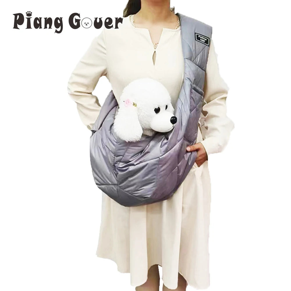 Pet Bag Carrying Single Shoulder Dog Cat Sling Handbag Pouch for Outdoor Travel Dog Shoulder Bag