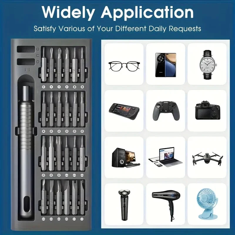 24 in 1 Digital Maintenance Precision Screwdriver Set with Portable Storage Box and Electronic Device Disassembly Tool