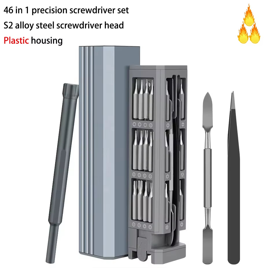 Precision Screwdriver Set 8 32 43 46 in 1 Torx Hex Phillips Magnetic Screwdriver Bit Phone Watch Laptop Mini Repair Tool Set
