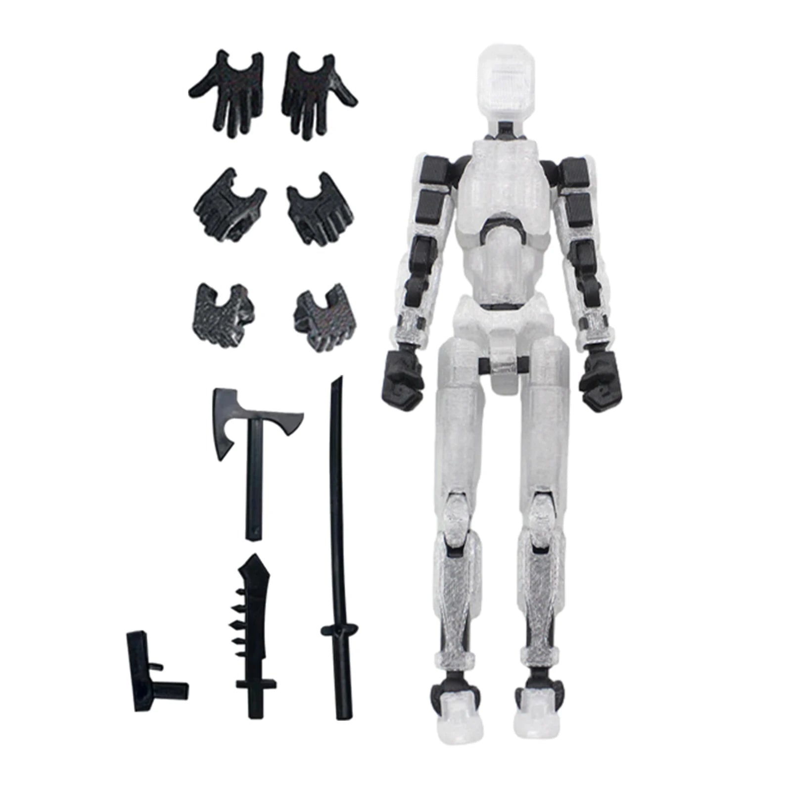1PCS 13 Joints Figure Articulate Movable Dummy Doll Diy Assembly Toy 3D Printed Action Figure Stop Motion Animation Dummy