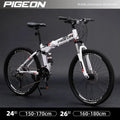 Stylish Mountain Bike Adult Male Folding Shock Absorption Variable Speed Off-Road Student to Work Road Female Adult Bicycle