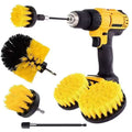 Industrial Grade Auto Car Wash Brushes Set with Window Scraper and Tire Towels for Drill Use