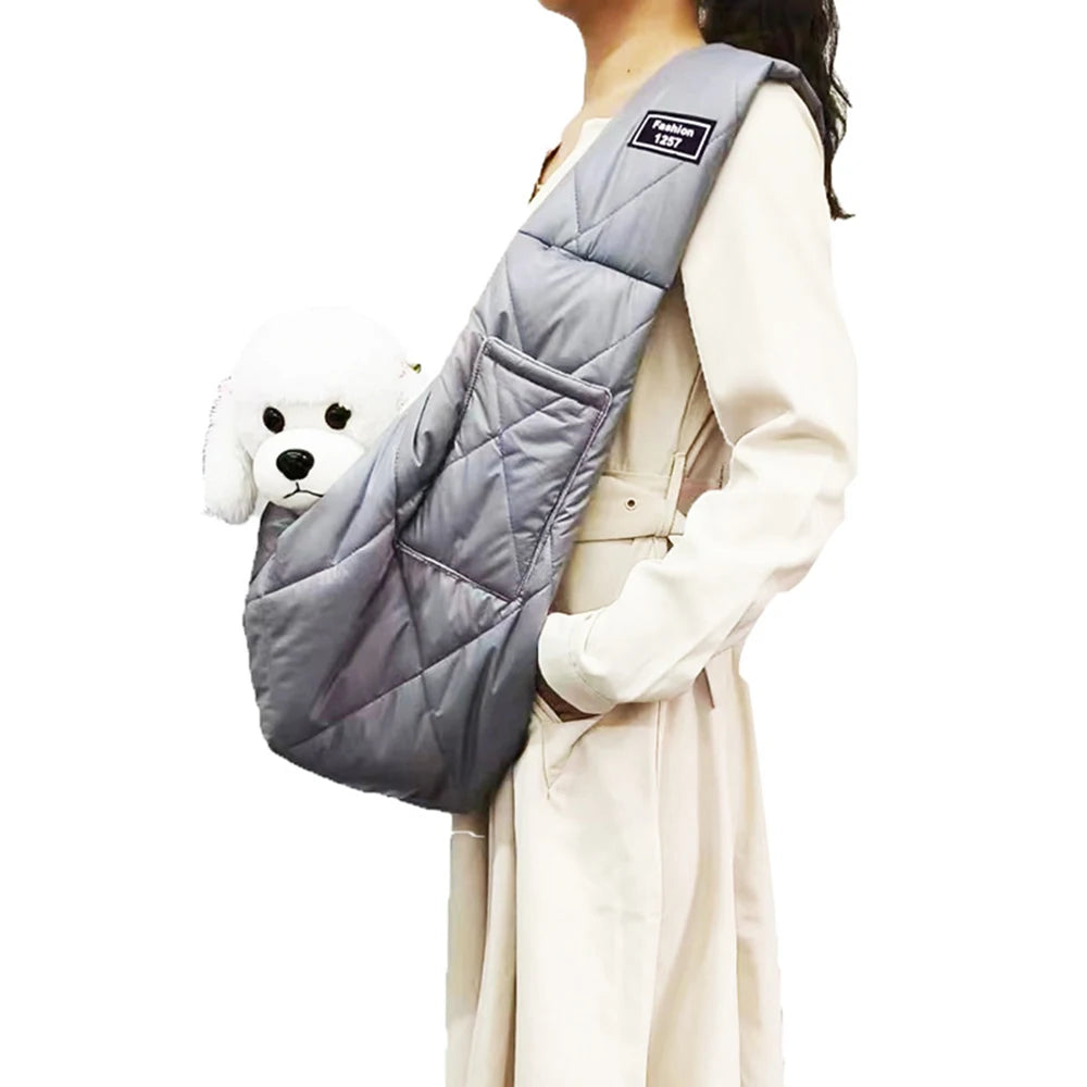 Pet Bag Carrying Single Shoulder Dog Cat Sling Handbag Pouch for Outdoor Travel Dog Shoulder Bag