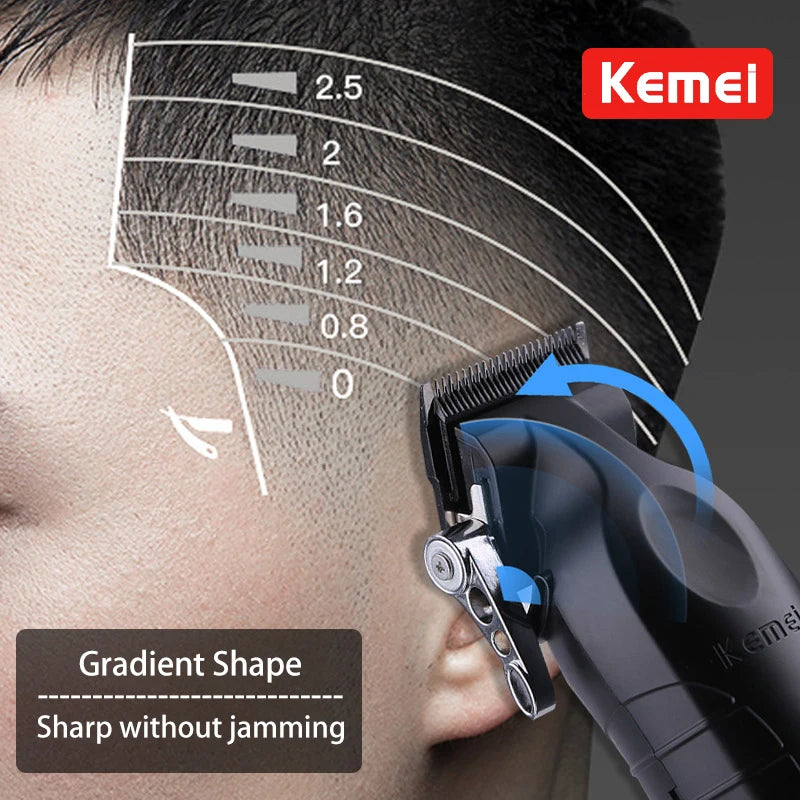 KM-2296 KM-2299 KM-1102 Hair Clipper Kit Men'S Electric Shaver Hair Trimmer Machine Professional Hair Cutting Machine