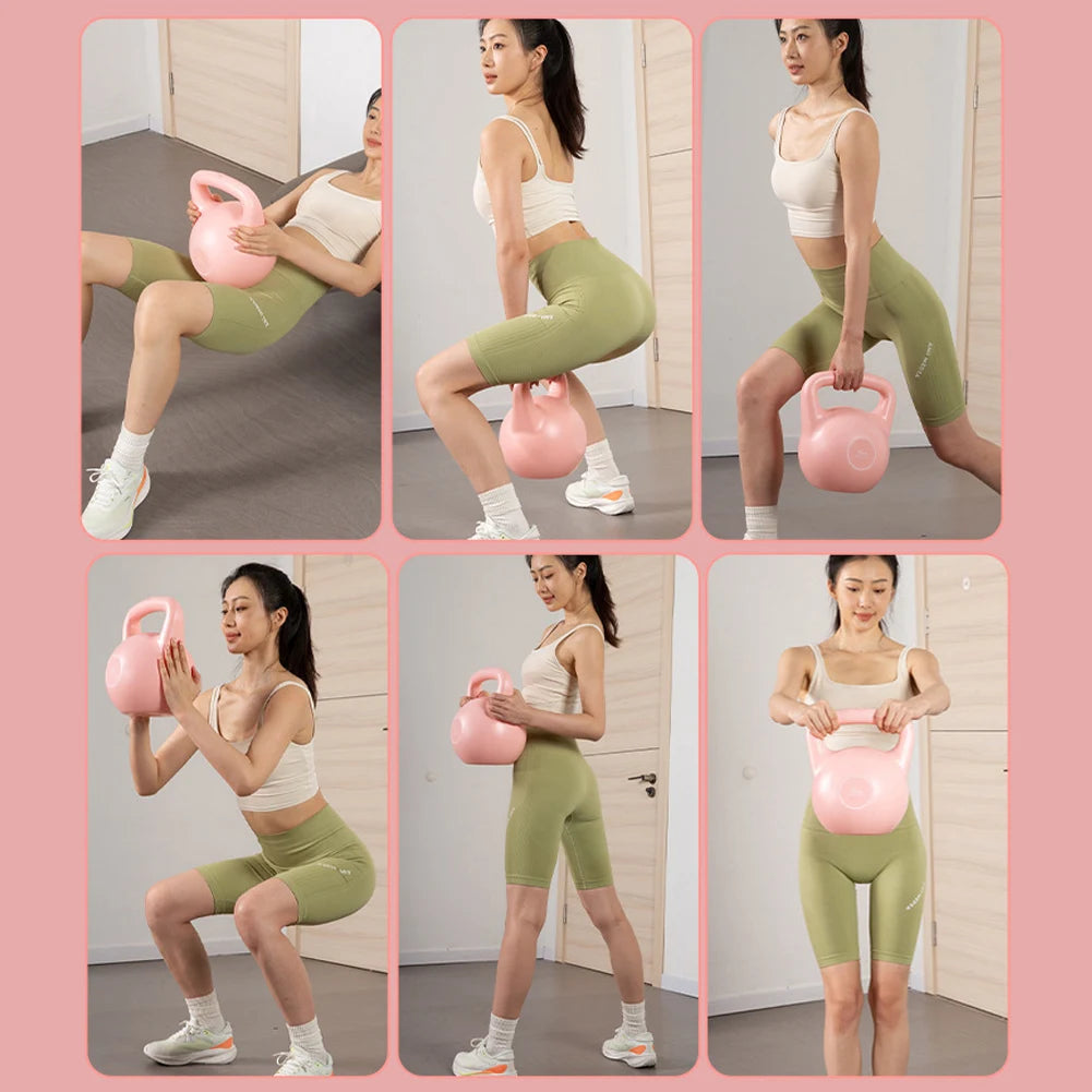Water-Filled Kettlebell Kettlebell Weights Shock-Proof Dumbbell Weights anti Slip Grip Hand Weights for Home Workouts