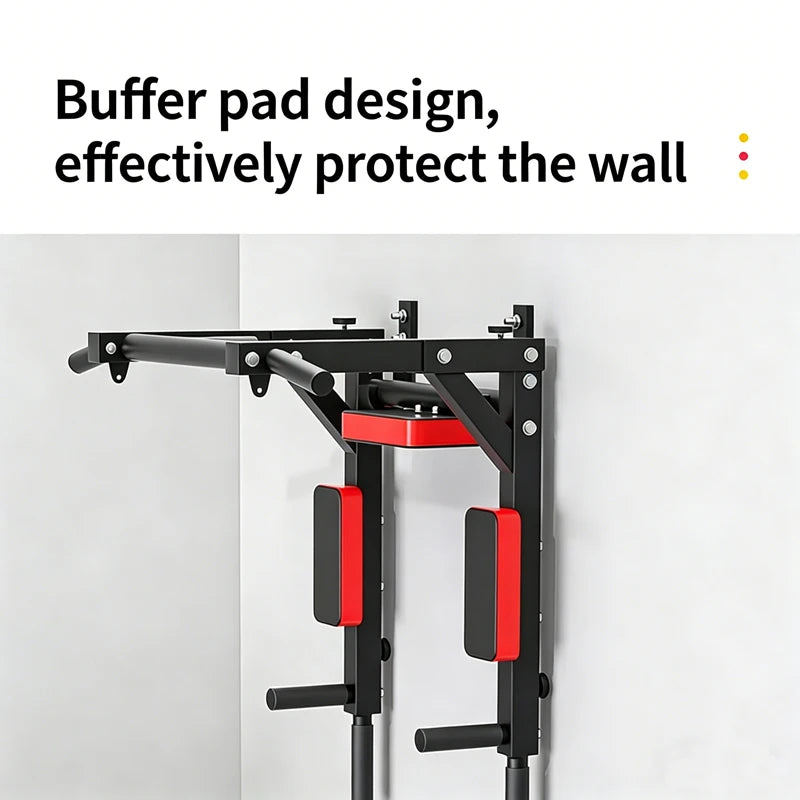 Wall Mounted Multifunctional Pull up Bar 200KG Heavy Duty Home Gym Bar for Chin up Leg Raise Abdominal Training