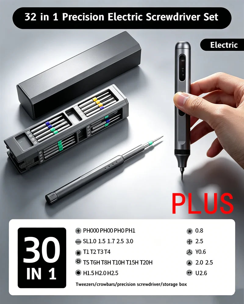 Precision Screwdriver Set 8 32 43 46 in 1 Torx Hex Phillips Magnetic Screwdriver Bit Phone Watch Laptop Mini Repair Tool Set