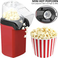 Iruibo 2025 New High Quality Electric Popcorn Maker, Mini Hot Air Popcorn Maker for Quick Homemade Snacks, Essential for Outdoor Outings