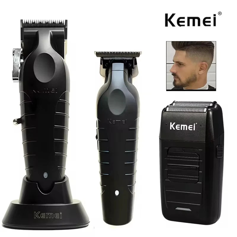 KM-2296 KM-2299 KM-1102 Hair Clipper Kit Men'S Electric Shaver Hair Trimmer Machine Professional Hair Cutting Machine
