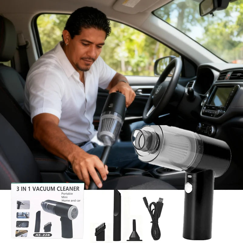 2026 Cordless Vacuum Cleaner New Product Utility Vehicle Small Portable Vacuum Cleaner, Small Pump for Home, Car Handheld Vacuum Cleaner, 3 in 1 Vacuum Cleaner