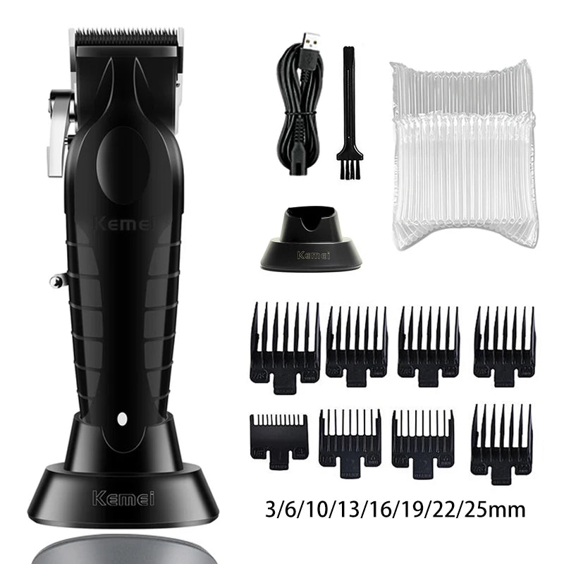 KM-2296 KM-2299 KM-1102 Hair Clipper Kit Men'S Electric Shaver Hair Trimmer Machine Professional Hair Cutting Machine