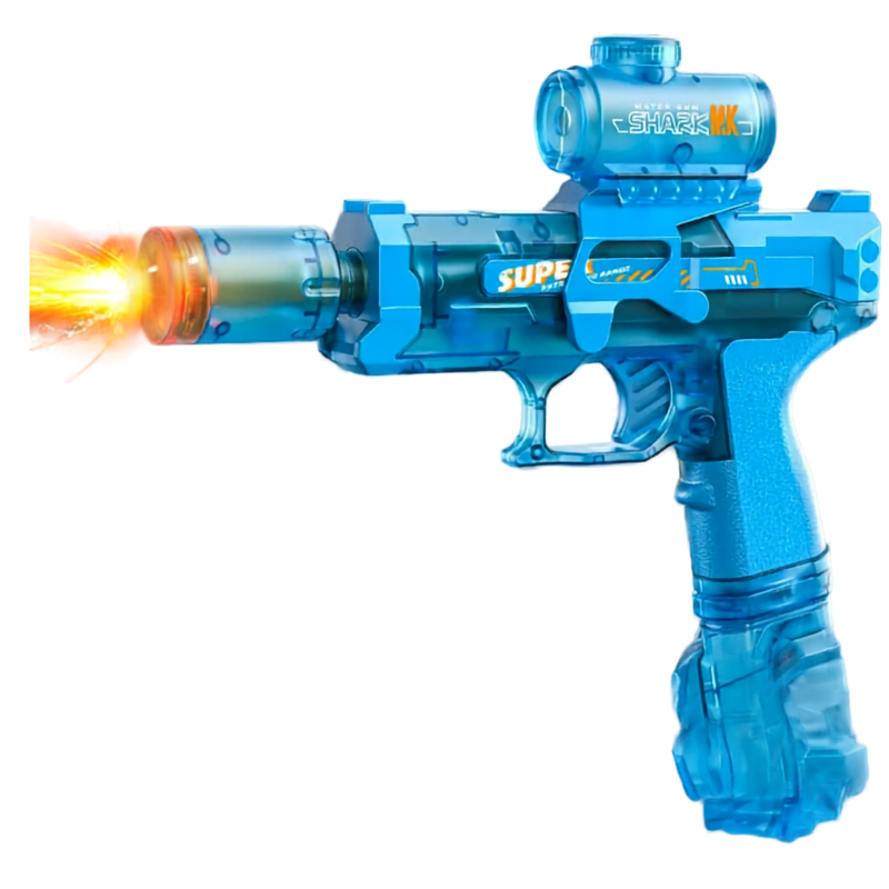 Pistola Eléctrica de Agua con Luces LED | Electric with Light Sprays Flame.