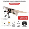 RC Paper Airplane Electric DIY RC Paper Plane Kit Foldable Remote Control Plane Lightweight Stable Airplane Adults Toys Gifts