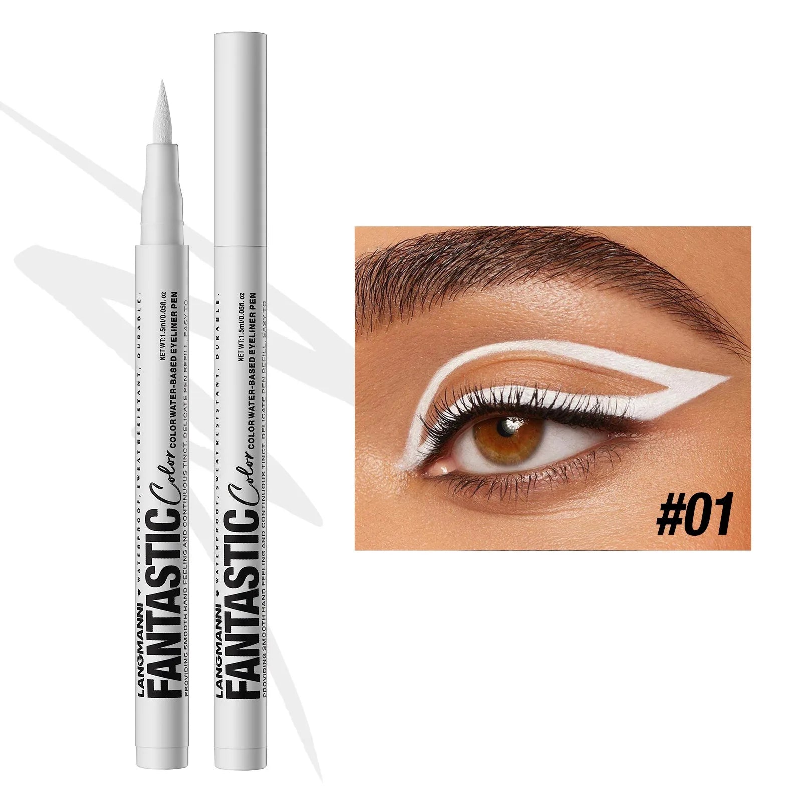 12 Colors Water-Based Eyeliner Liquid Matte Red Quick-Drying Smudge-Proof Smooth Eyeliner Pen Long-Lasting Eyes Makeup Cosmetics