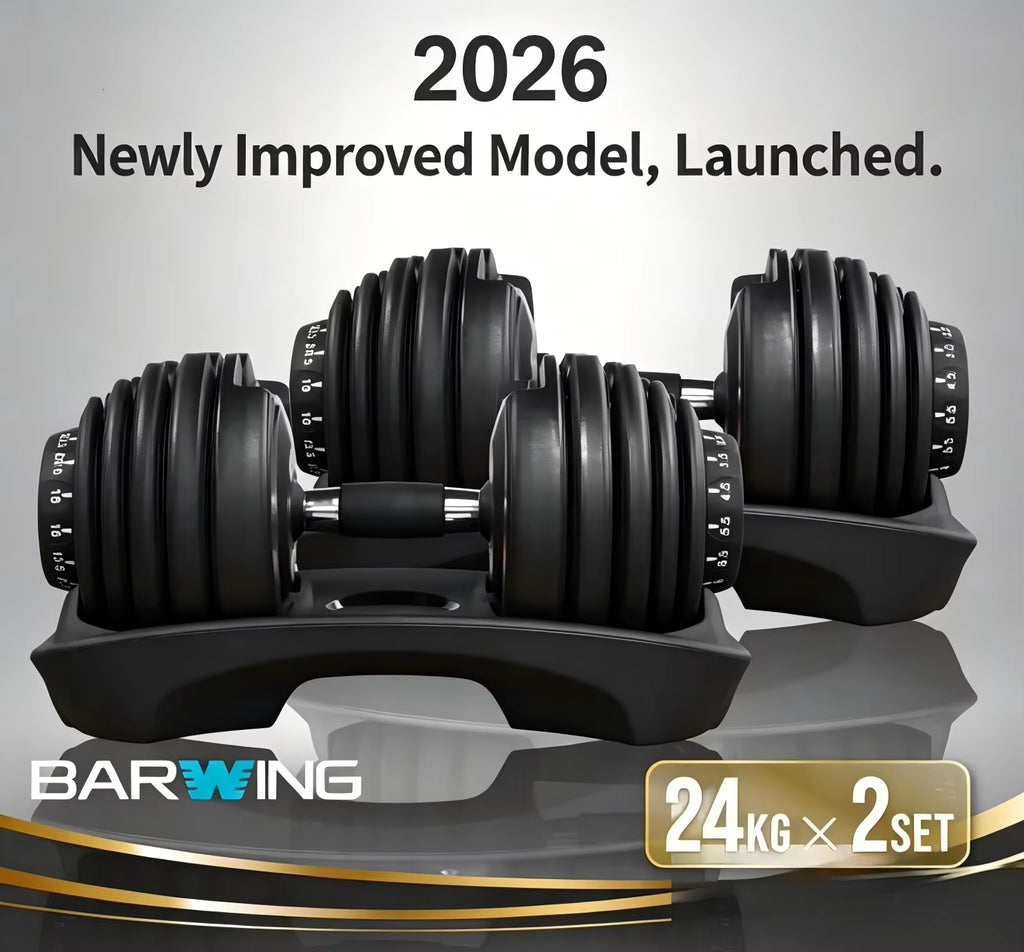24KG Adjustable Dumbbells, Gym Weight Lifting Training Dumbbells