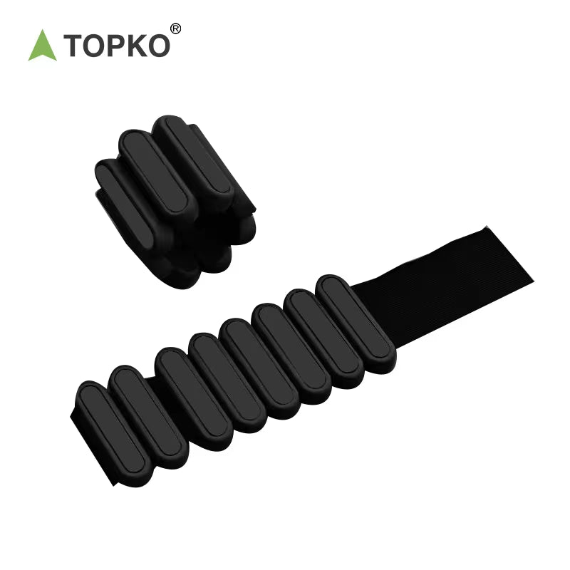 TOPKO New Arrival Design Silicone Wrist Weight 1Kg Weight Lifting Wrist Strap Fitness Yoga Training Ankle & Wrist Weights
