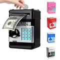 Children Safe Machine Electronic Coins Cash Coded Lock Password ATM Piggy Bank Safety Money Box for Kids Gift Coin Bank