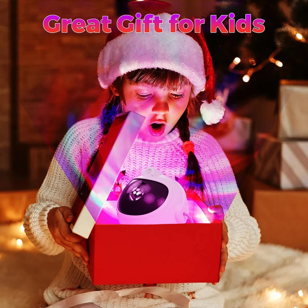 Astronaut Star Projector Night Light with Remote Control 360° Adjustable Galaxy Nebula Ceiling Lamp for Bedroom Kids Room Party