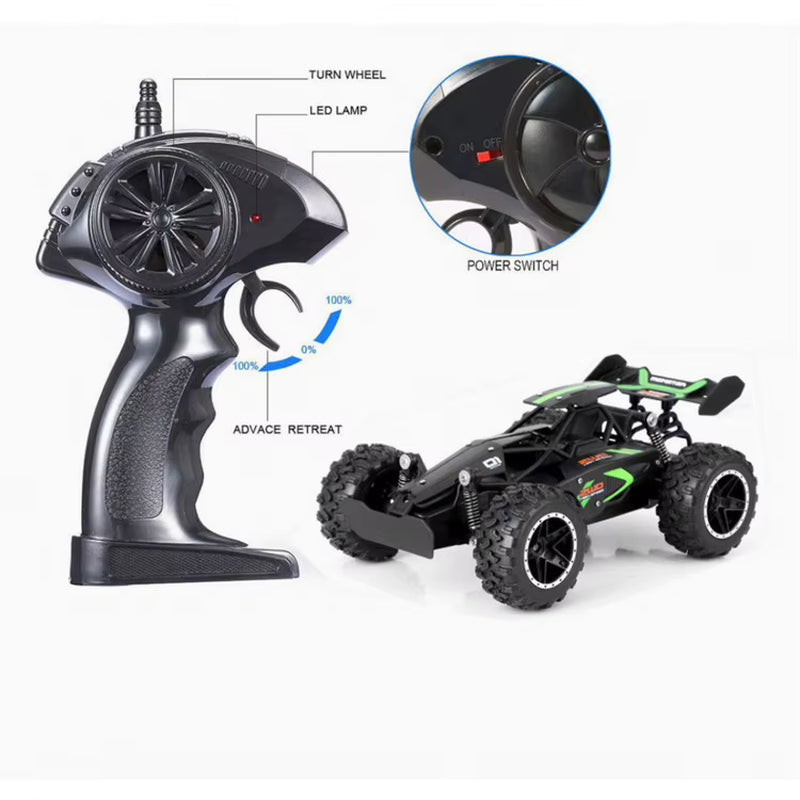 Factory New Arrival Wholesale 1:18 Hand Remote Control High-Speed RC Car Adults USB Charging 2.4Ghz Kid Toys for Gifts